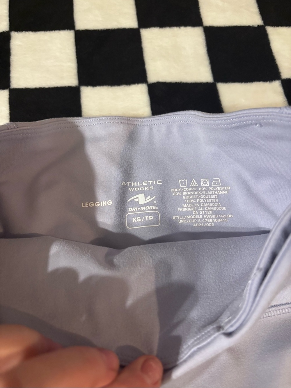 Xsmall ladies light purple leggings - Picture 2 of 2